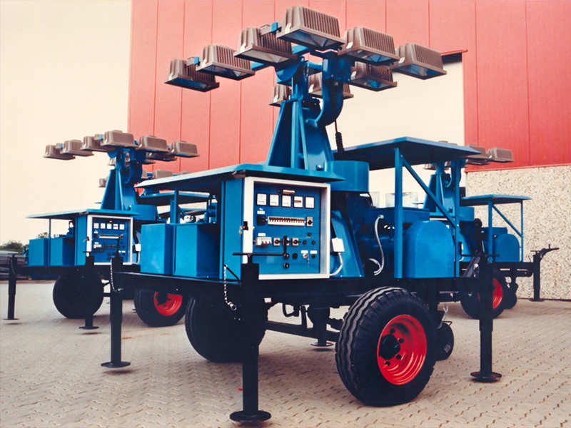 Air-cooled Mobile Light Tower