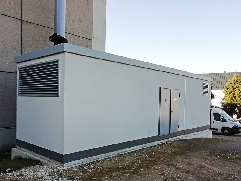 800 kVA Notstromanlage für eine medizinische Einrichtung