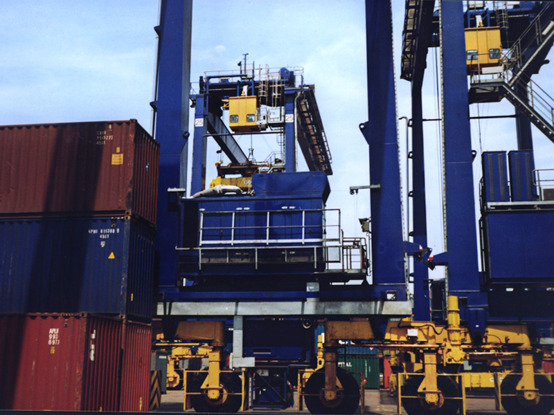 455 kVA Antriebsaggregat für Hafenkräne (RTG)